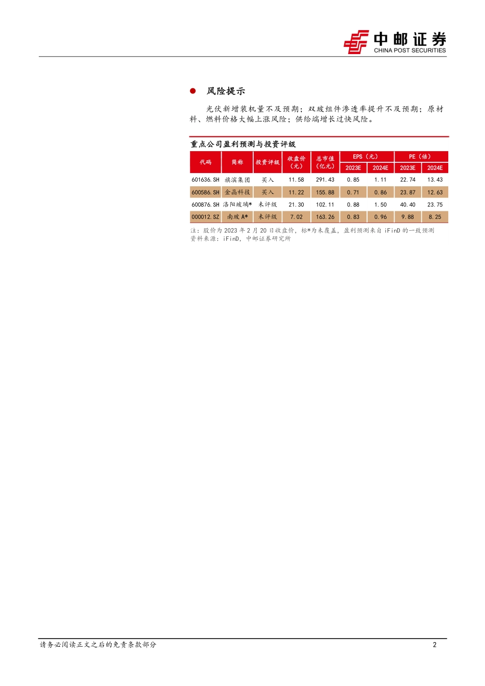 【研报】光伏玻璃行业系列报告（一）：风物长宜放眼量---中邮证券_第2页