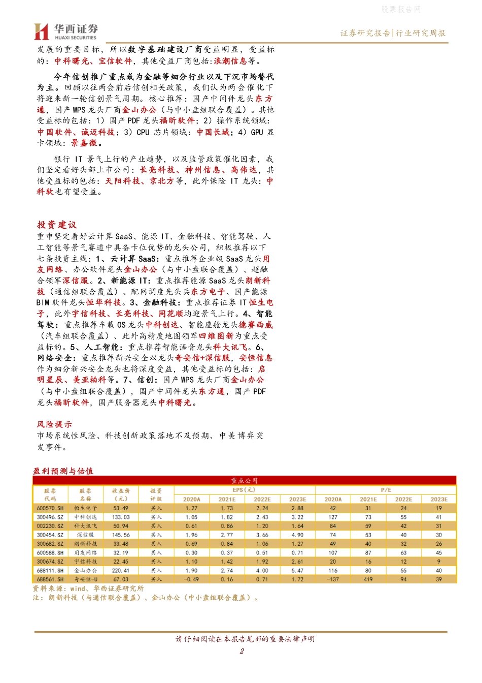 【行业研报】华西证券-“东数西算”全面启动，数字经济扬帆起航-220219_第2页