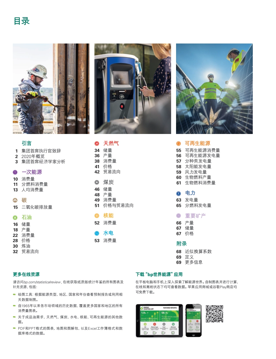 世界能源统计年鉴2021（中文版）-BP_第2页