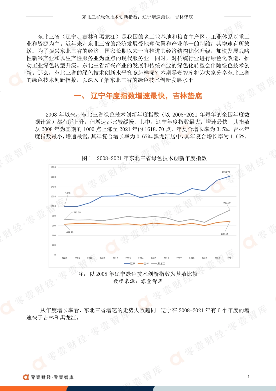 东北三省绿色技术创新指数：辽宁增速最快，吉林垫底-零壹智库_第2页