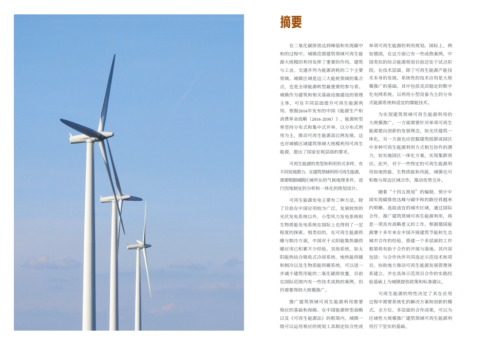 中国城市大规模推广建筑领域可再生能源利用研究报告-WWF_第3页