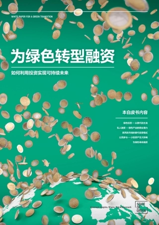 为绿色转型融资一如何利用投资实现可持续未来-绿色国度