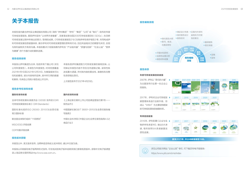 伊利集团：2021可持续发展报告_第3页