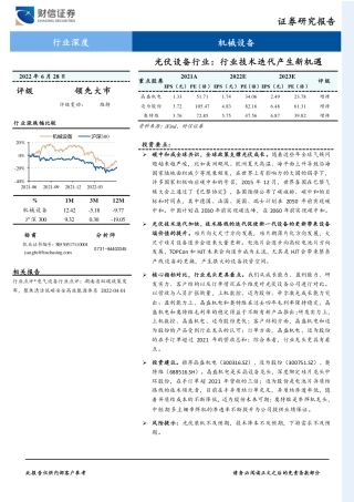 光伏设备行业深度：行业技术迭代产生新机遇-财信证券