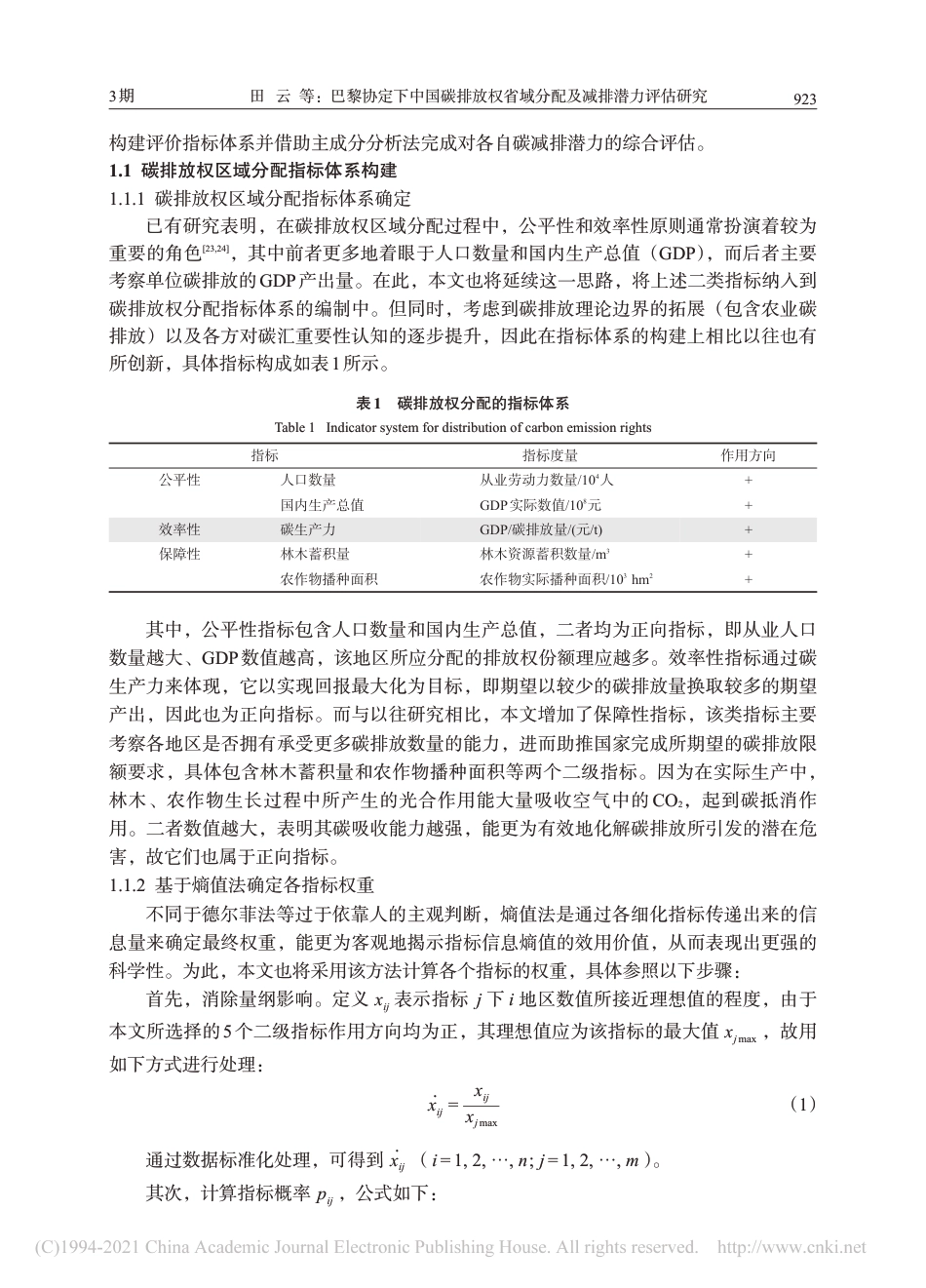全国30省份碳排放额分配及减排潜力（巴黎协定下中国碳排放权省域分配及减排潜力评估研究）_第3页