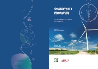 全球医疗部门脱碳路线图 -ARUP