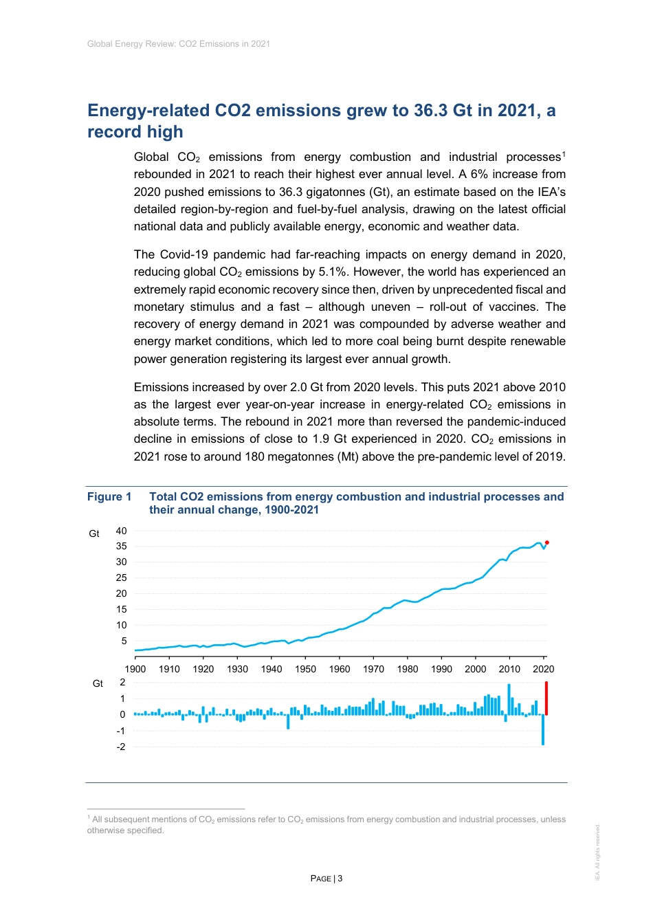 全球能源回顾：2021年二氧化碳排放量（英）-IEA_第3页