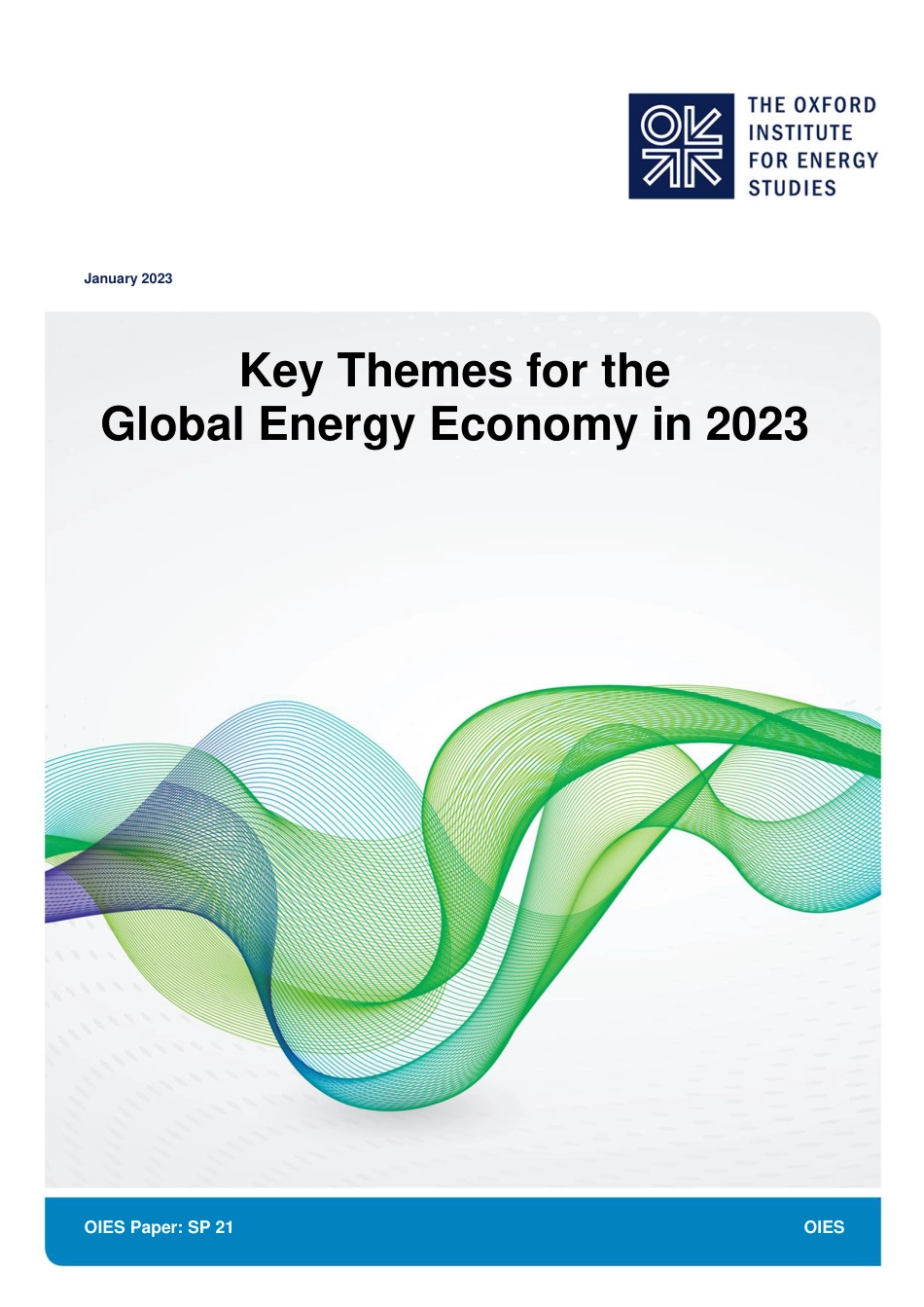 全球能源经济主题2023(英文版)---牛津大学_第1页