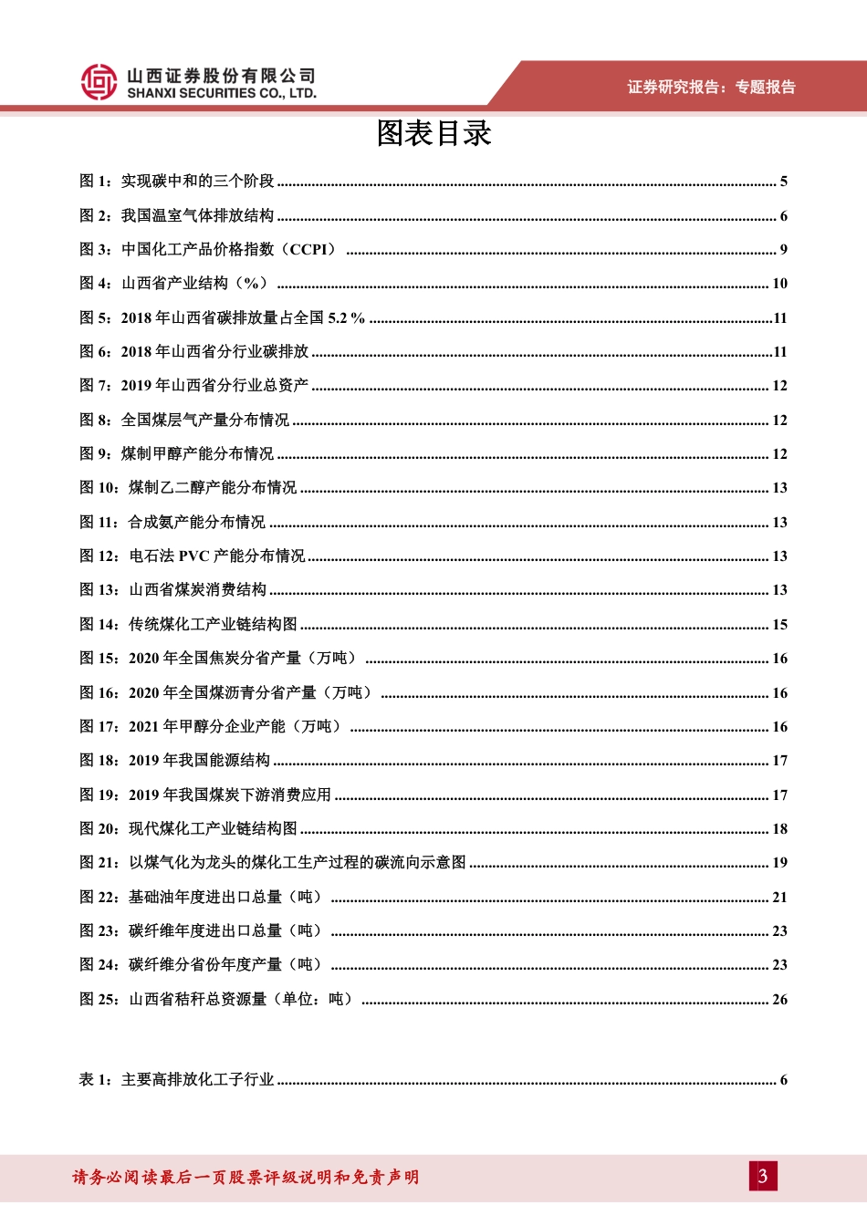 化工行业碳中和专题报告：“双碳”背景下山西化工行业的发展方向_第3页