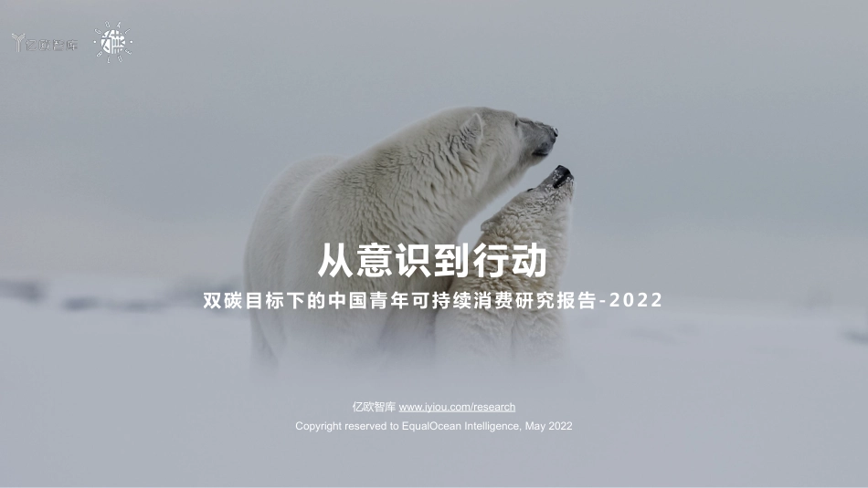 双碳目标下青年可持续消费研究报告-亿欧智库_第1页