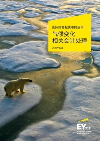 国际财务报告准则应用——气候变化相关会计处理-安永