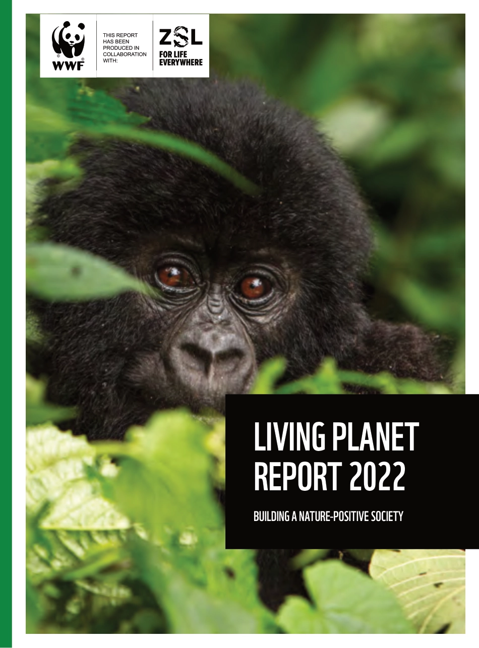 地球生命力报告2022（英）-WWF_第1页