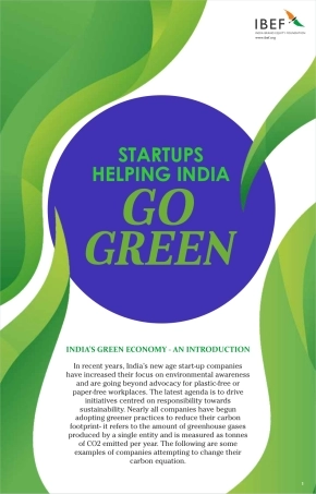帮助印度走向绿色的初创公司（英文版）---印度品牌价值基金会