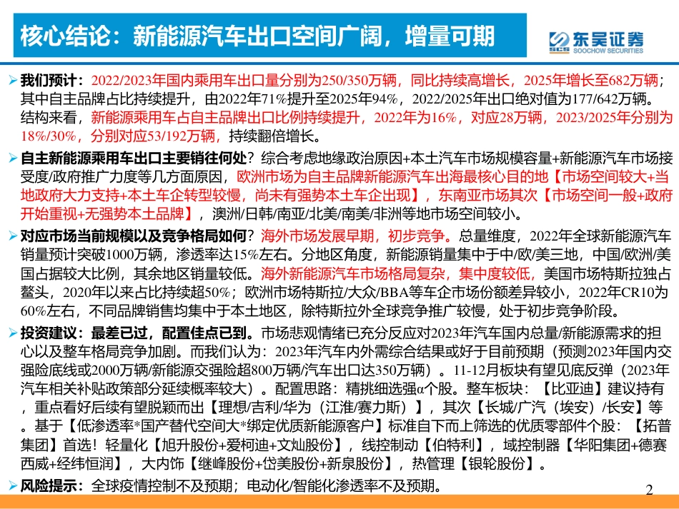 新能源汽车出海进入快车道！-东吴证券_第2页
