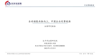 新能源行业：全球储能共振向上，中国企业优势致胜-太平洋证券