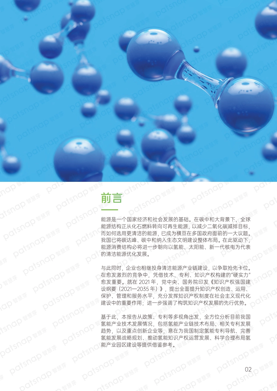 智慧芽-2022年中国氢能行业技术发展洞察报告_第3页