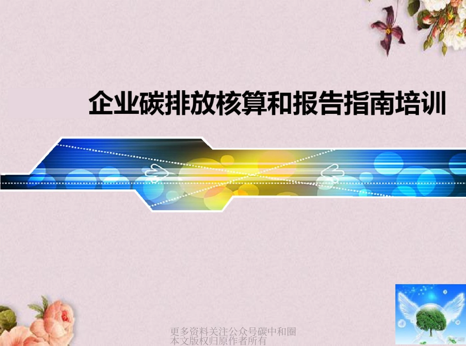 某市企业碳排放核算和报告指南_第1页