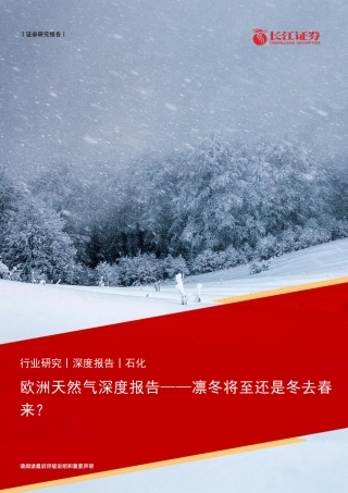 欧洲天然气深度报告：凛冬将至还是冬去春来？-长江证券