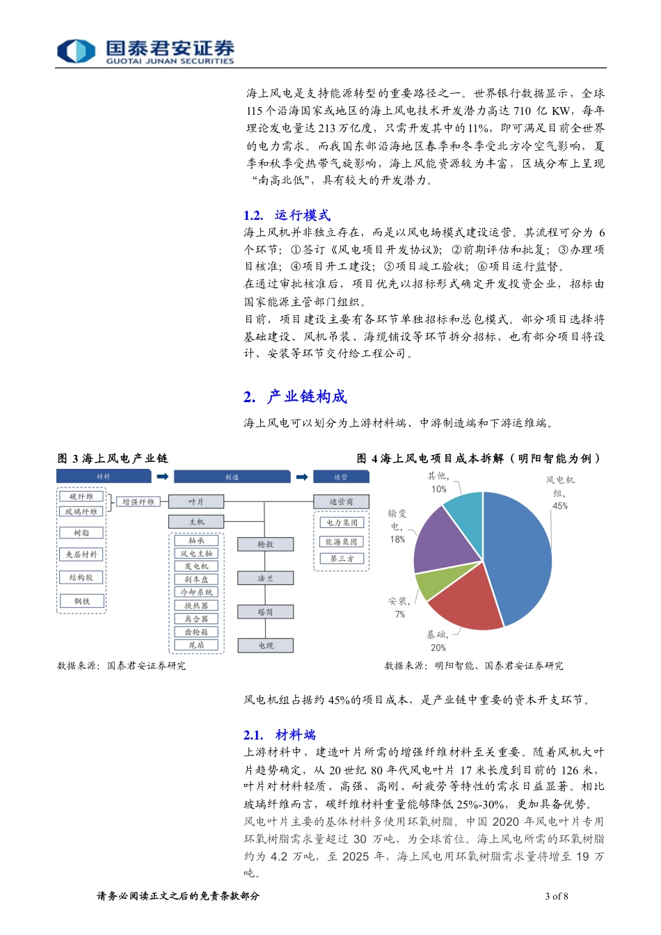 海上风电系列1：一文看懂海上风电产业链-国泰君安_第3页