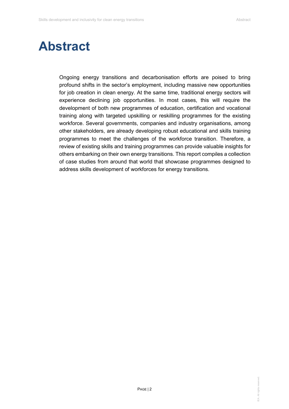 清洁能源转型的劳动力技能发展和包容性（英）-IEA_第3页