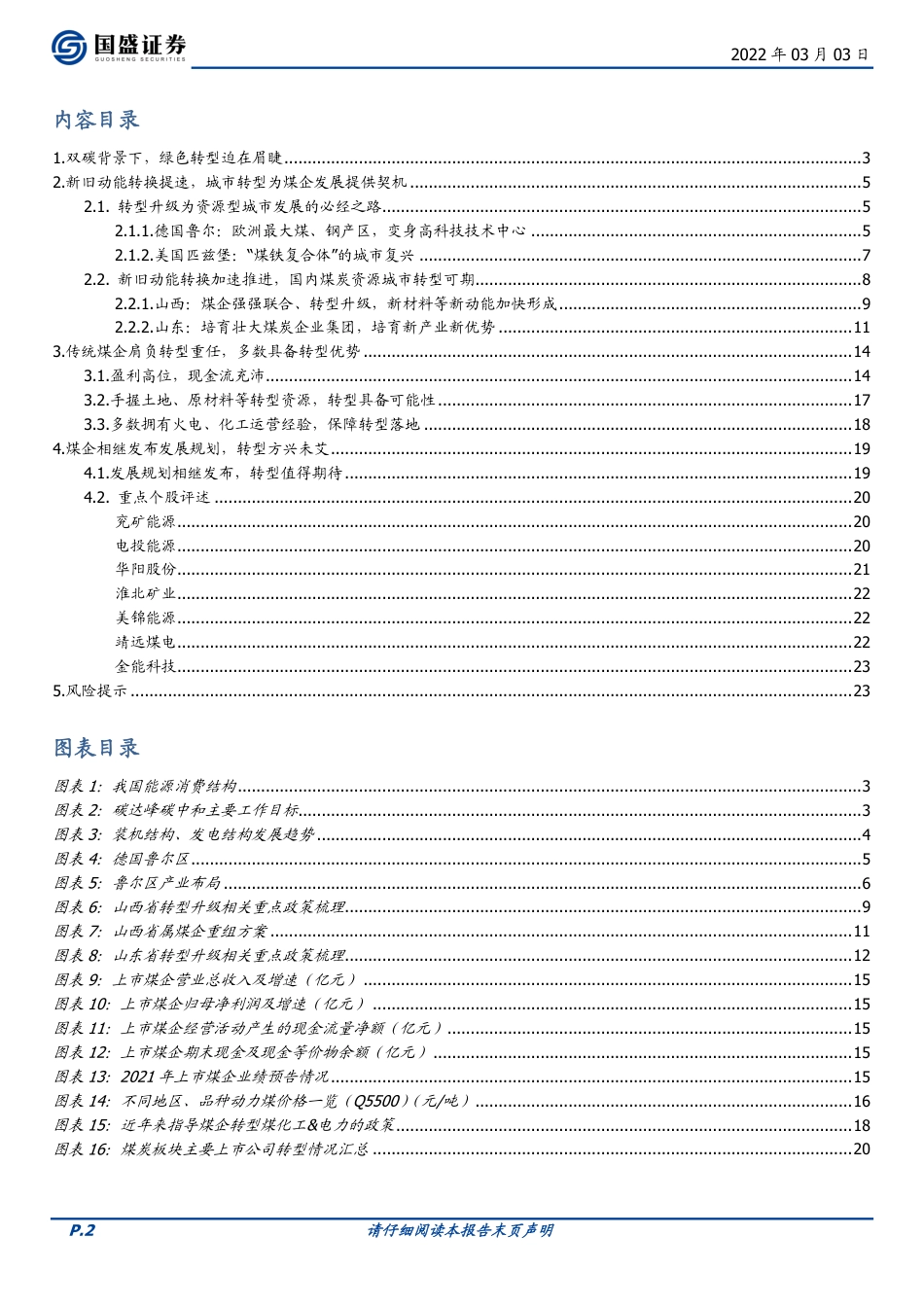 煤炭开采行业：绿色转型，破局之道-国盛证券_第2页