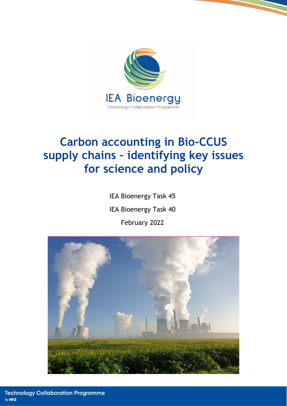 生物CCUS供应链中的碳核算—确定科学和政策的关键问题(英)-IEA_第1页