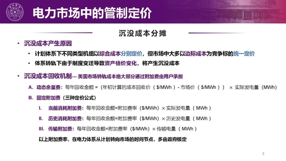 电力市场改革中管制定价和竞争定价的协调机制---清华大学_第3页