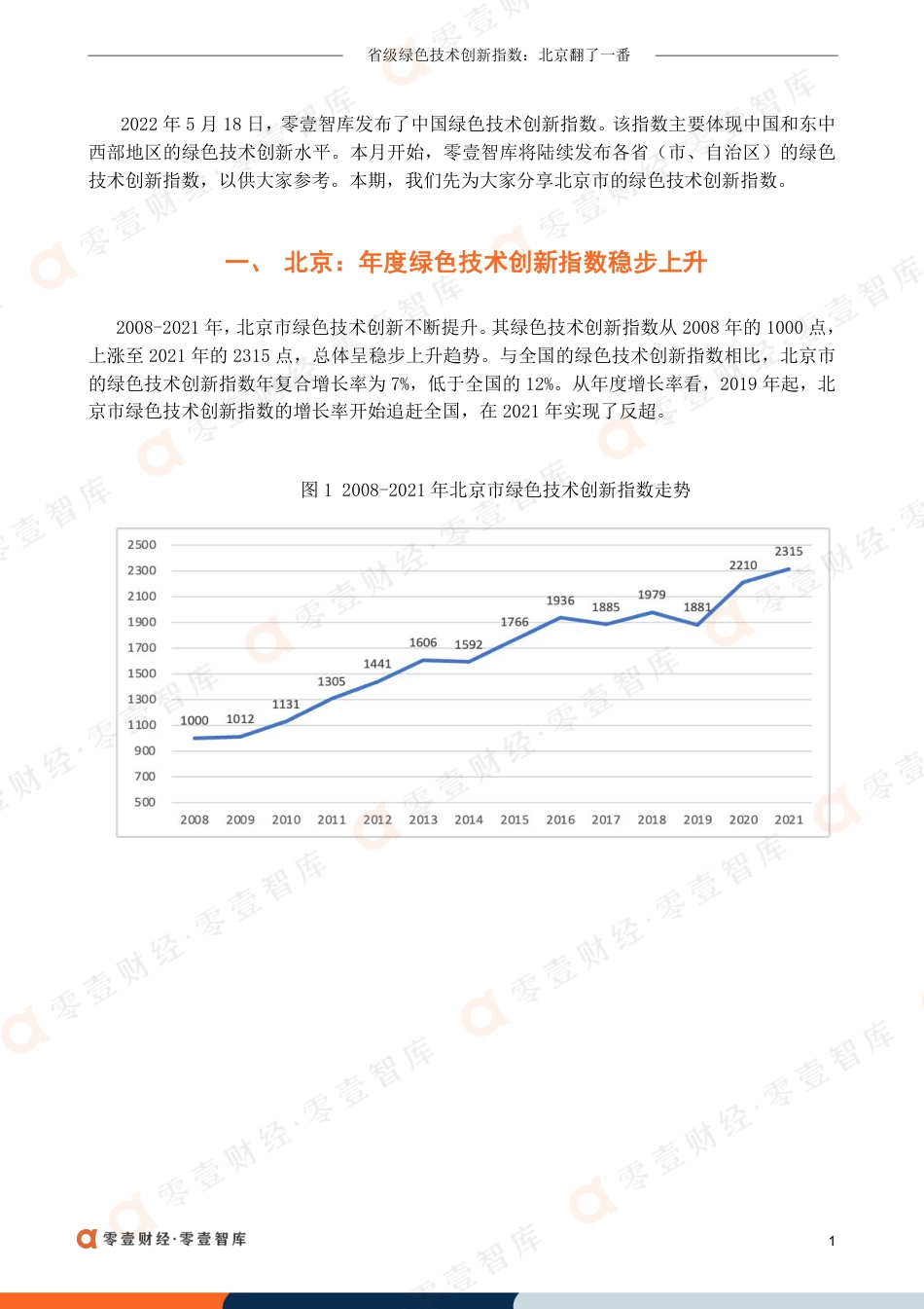 省级绿色技术创新指数：北京翻了一番-零壹智库_第2页