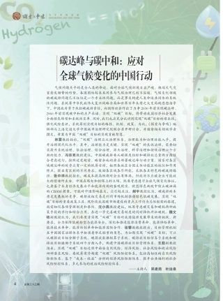 碳达峰与碳中和：应对全球气候变化的中国行动-探索与争鸣杂志