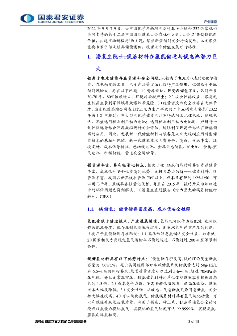 第十二届中国国际储能大会：储能发展聚焦安全高效智能互联-国泰君安_第3页