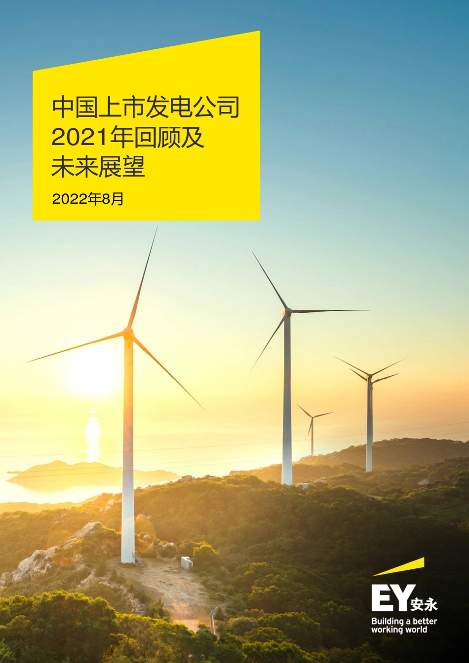 中国上市发电公司2021年回顾及未来展望-安永_第1页