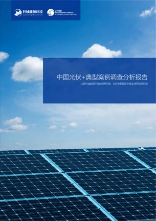 中国光伏+典型案例调查分析报告---科城能源环境研究院