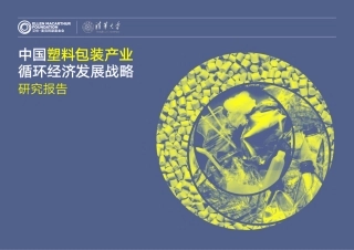 中国塑料包装产业循环经济发展战略研究报告-清华大学