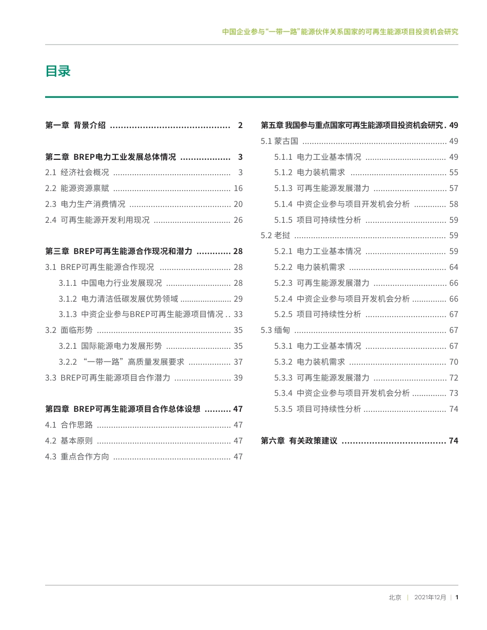 中国新能源电力投融资联盟：中国企业参与“一带一路”能源伙伴关系国家的可再生能源项目投资机会研究_第3页