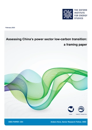 中国电力行业低碳转型评估（英文）---牛津大学