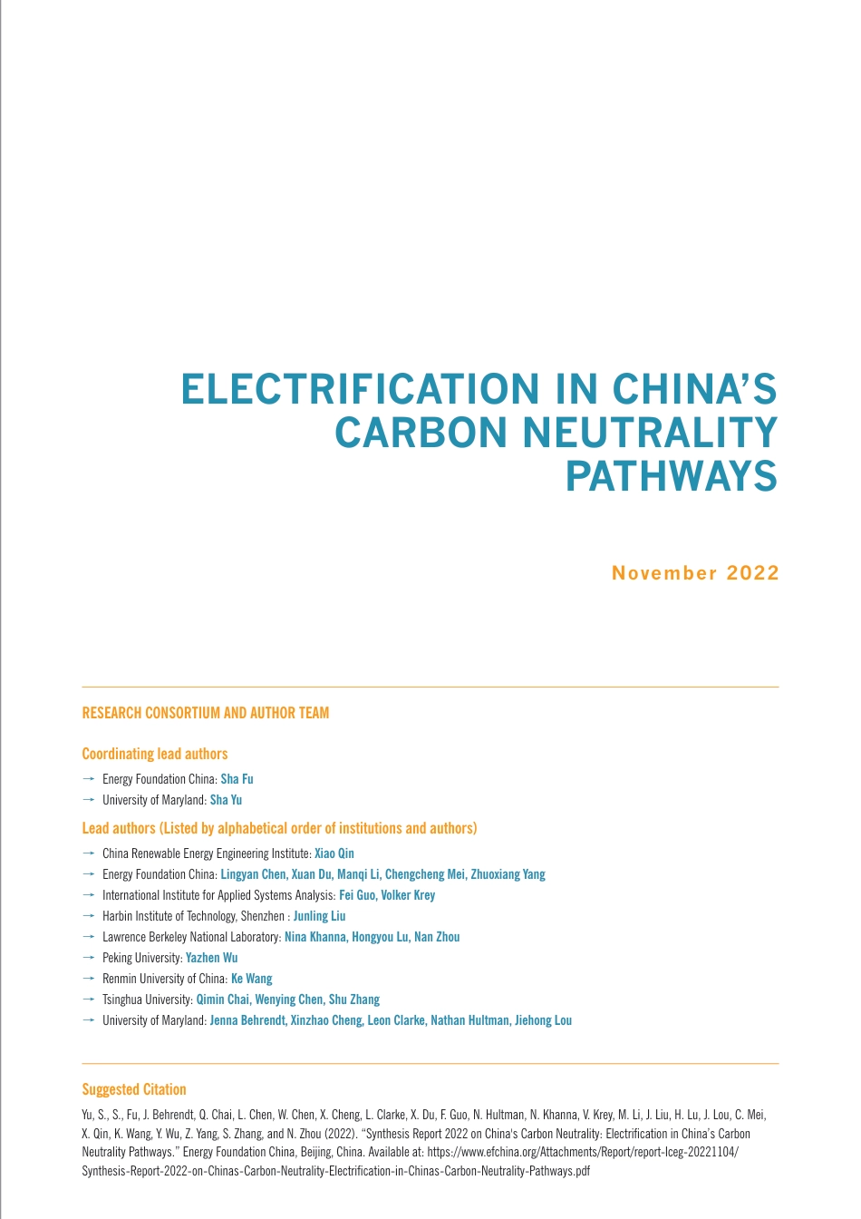 中国碳中和路径中的电气化（英）-能源基金会_第3页