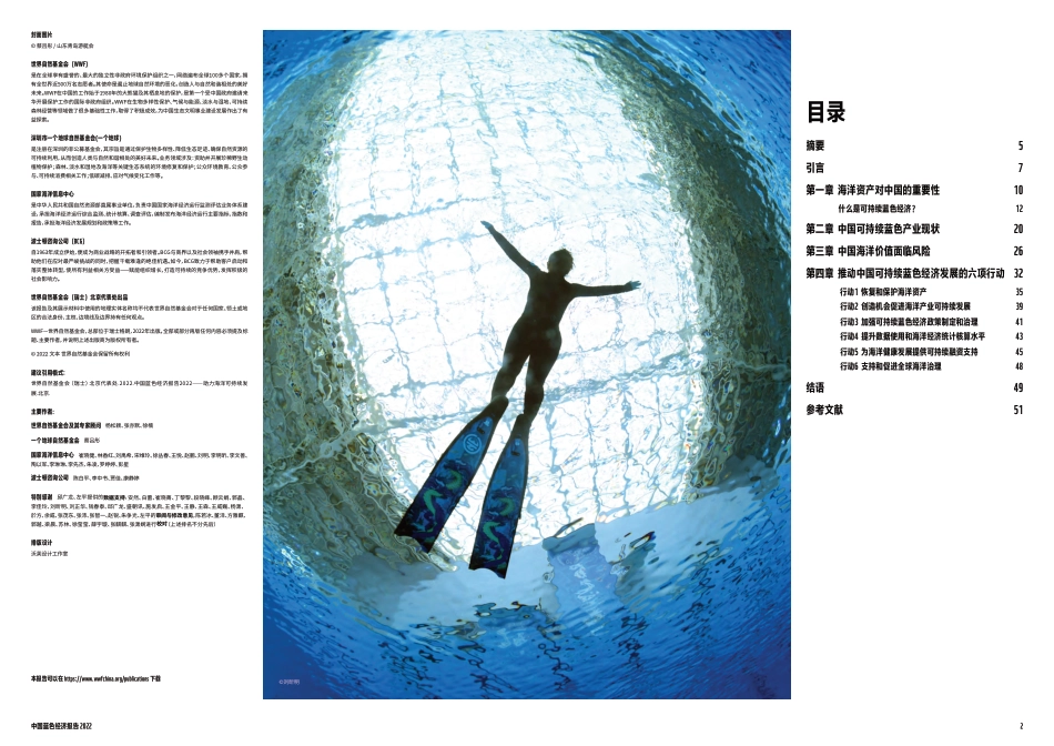 中国蓝色经济报告2022——助力海洋可持续发展-WWF_第2页
