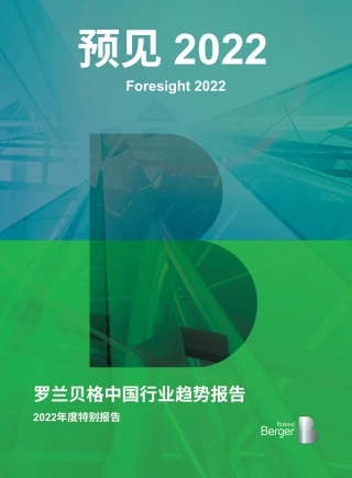 中国行业趋势：2022年度特别报告-罗兰贝格