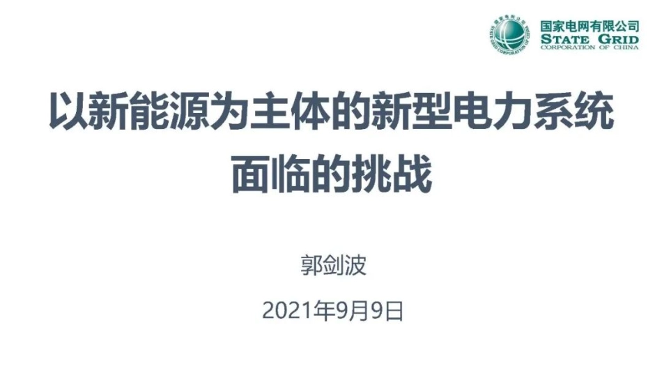 双碳目标下新能源电力的挑战_第1页