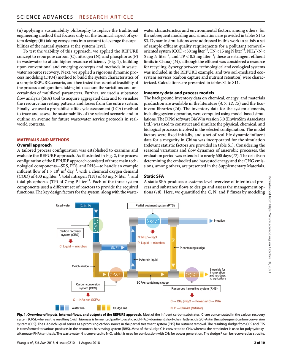 Evolving wastewater infrastructure paradigm to enhance harmony with nature_第2页