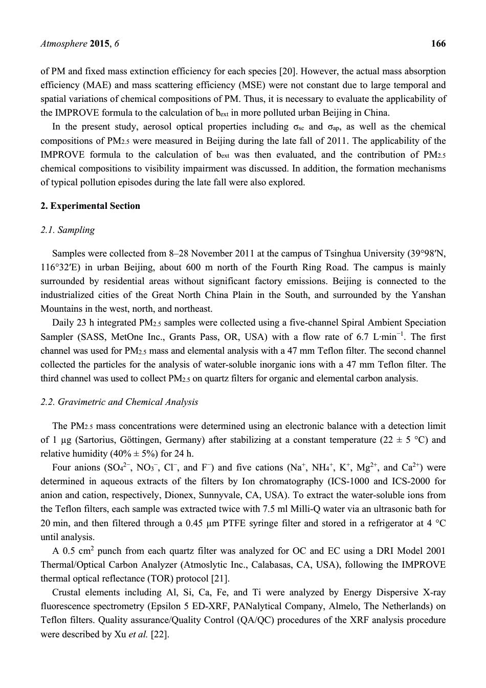 PM2.5 Chemical Compositions and Aerosol Optical Properties in Beijing during the Late Fall-Kebin He_第3页