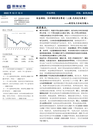 【研报】新型电力行业系统专题：熔盐储能，长时储能黄金赛道
