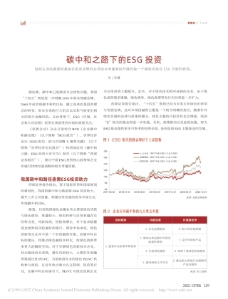 碳中和之路下的ESG投资_文婧
