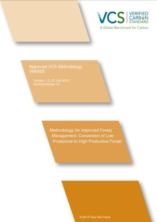 VM0005-改进森林管理方法：将低产林转变为高产林方法学