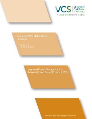 VM0012-改善温带和北方森林的森林管理方法学