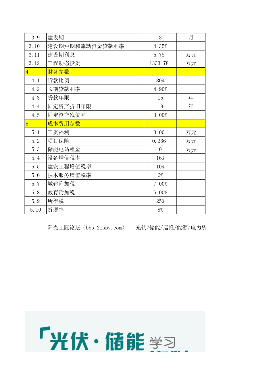01、6MWH储能项目预期经济收益测算模型_第2页