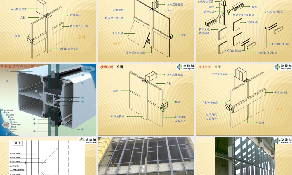 建筑工程幕墙基础知识全面讲解培训讲义178页 图文并茂