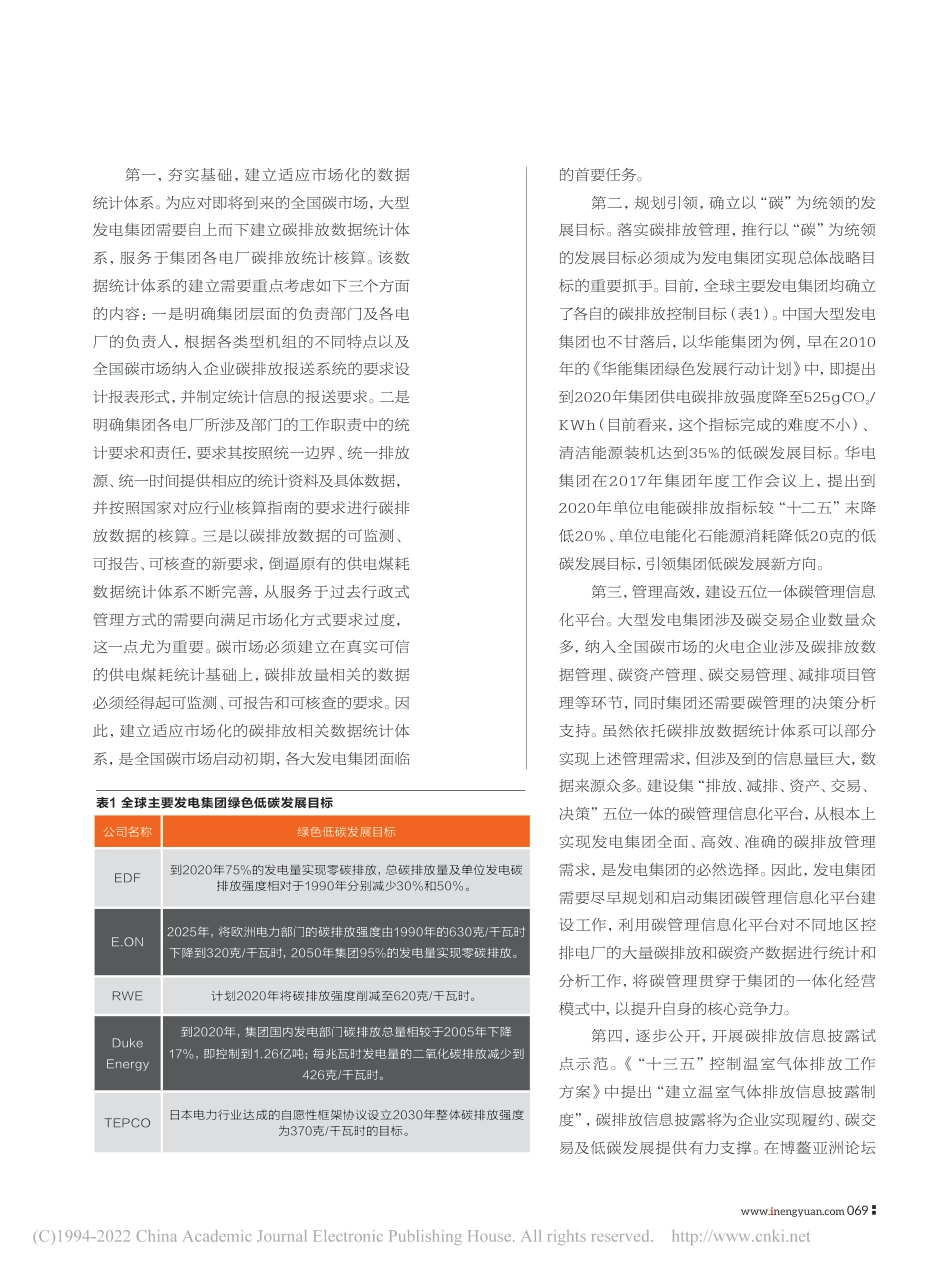 大型发电集团如何迎接碳交易_陈曦_第3页