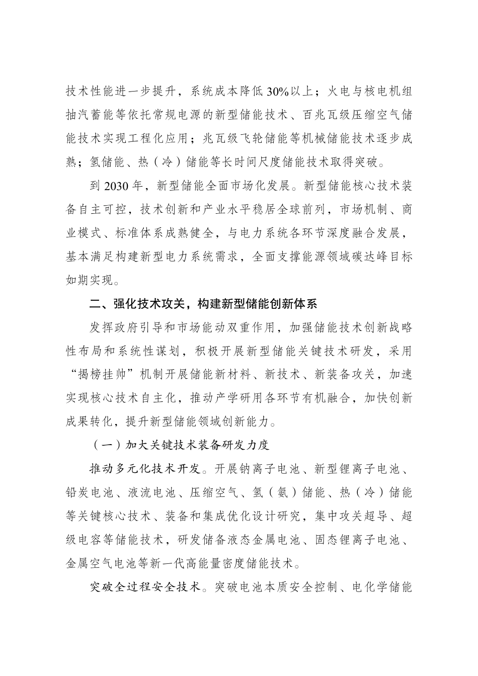 00 （政策方向）“十四五”新型储能发展实施方案_第3页