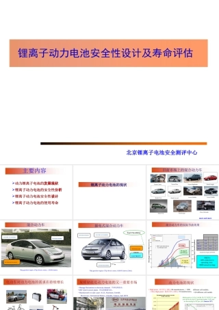 10 锂离子动力电池安全性设计及寿命评估